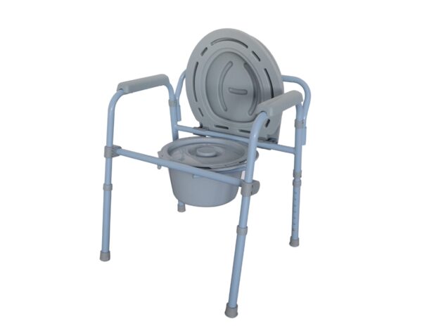 Vista de la silla tipo cómodo con diseño plegable